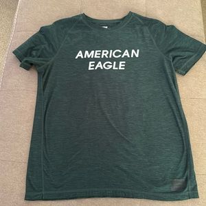American Eagle green shirt